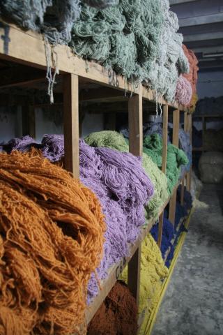 Colourful yarns