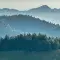 Mountains in mist