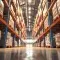 View of an aisle in a warehouse filled with boxes &copy; Adobe Stock