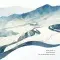 Illustrated version of terraced farm landscape and mountains in blue and gold colours, including CCPIT and ISEAL logos